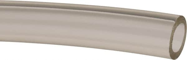 Made in USA - 1/2" ID x 3/4" OD, 1/8" Wall Thickness, Cut to Length (50' Standard Length) Plastic Tube - Clear, 36 Max psi, 63 Hardness - Makers Industrial Supply