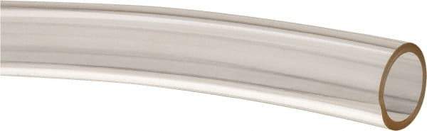 Made in USA - 1/2" ID x 5/8" OD, 1/16" Wall Thickness, Cut to Length (50' Standard Length) Plastic Tube - Clear, 14 Max psi, 40 Hardness - Makers Industrial Supply