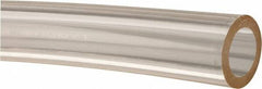 Made in USA - 1/2" ID x 3/4" OD, 1/8" Wall Thickness, Cut to Length (50' Standard Length) Plastic Tube - Clear, 25 Max psi, 40 Hardness - Makers Industrial Supply