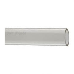 Made in USA - 1" ID x 1-1/4" OD, 1/8" Wall Thickness, Cut to Length (50' Standard Length) Plastic Tube - Clear, 14 Max psi, 40 Hardness - Makers Industrial Supply