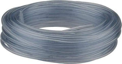 Made in USA - 1/16" ID x 3/16" OD, 1/16" Wall Thickness, 50' Long, Tygon Tube - Clear, 90 Max psi, 64 Hardness - Makers Industrial Supply