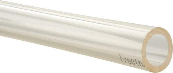 Made in USA - 5/8" ID x 7/8" OD, 1/8" Wall Thickness, Cut to Length (100' Standard Length) Polyurethane Tube - Clear, 35 Max psi - Makers Industrial Supply