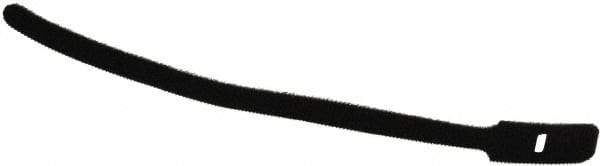 Thomas & Betts - 9" Long Black Nylon & Polyethylene Hook & Loop Strap - 40 Lb Tensile Strength, 1/16" Thick, 50.8mm Max Bundle Diam - Makers Industrial Supply