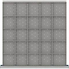 LISTA - 25-Compartment Drawer Divider Layout for 3.15" High Drawers - Makers Industrial Supply