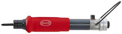 Sioux Tools - 1/4" Bit Holder, 800 RPM, Inline Handle Air Screwdriver - 5 to 50 In/Lb Torque, 8 CFM - Makers Industrial Supply