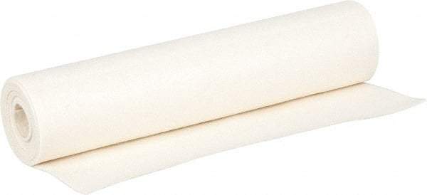 Made in USA - 1/16 Inch Thick x 60 Inch Wide x 12 Inch Long, Pressed Wool Felt Sheet - 1 Lbs/Square Yd., White, 500 psi - Makers Industrial Supply