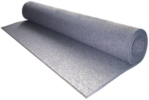 Made in USA - 5/8 Inch Thick x 60 Inch Wide x 60 Inch Long, Pressed Wool Felt Sheet - 10 Lbs/Square Yd., Gray, 400 psi - Makers Industrial Supply