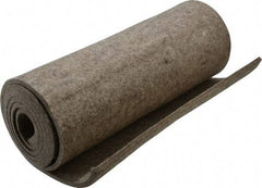 Made in USA - 1/4 Inch Thick x 60 Inch Wide x 12 Inch Long, Pressed Wool Felt Sheet - 4 Lbs/Square Yd., Gray, 400 psi - Makers Industrial Supply