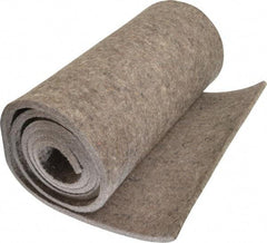 Made in USA - 3/8 Inch Thick x 60 Inch Wide x 12 Inch Long, Pressed Wool Felt Sheet - 6 Lbs/Square Yd., Gray, 400 psi - Makers Industrial Supply