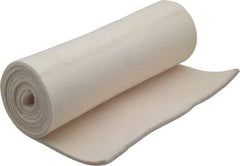 Made in USA - 3/16 Inch Thick x 66 Inch Wide x 12 Inch Long, Pressed Wool Felt Sheet - 2.3 Lbs/Square Yd., White, 400 psi - Makers Industrial Supply