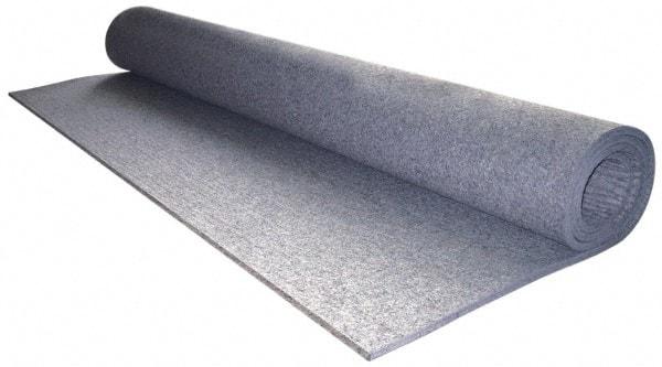 Made in USA - 3/4 Inch Thick x 72 Inch Wide x 60 Inch Long, Pressed Wool Felt Sheet - 9.2 Lbs/Square Yd., Gray, 250 psi - Makers Industrial Supply