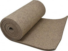 Made in USA - 3/8 Inch Thick x 72 Inch Wide x 12 Inch Long, Pressed Wool Felt Sheet - 4.6 Lbs/Square Yd., Gray, 250 psi - Makers Industrial Supply