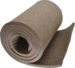 Made in USA - 1/2 Inch Thick x 72 Inch Wide x 12 Inch Long, Pressed Wool Felt Sheet - 6.1 Lbs/Square Yd., Gray, 250 psi - Makers Industrial Supply