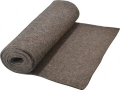 Made in USA - 1/8 Inch Thick x 72 Inch Wide x 12 Inch Long, Pressed Wool Felt Sheet - 1.1 Lbs/Square Yd., Gray, 75 psi - Makers Industrial Supply