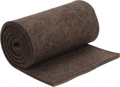 Made in USA - 1/2 Inch Thick x 72 Inch Wide x 12 Inch Long, Pressed Wool Felt Sheet - 4.2 Lbs/Square Yd., Gray, 75 psi - Makers Industrial Supply