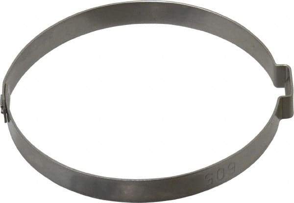 Oetiker - 57.4 to 60.5mm, 1-Ear Clamp - 2-3/8" Noml Size, 10mm Inner Width, 7mm Wide x 0.6mm Thick, Stainless Steel - Makers Industrial Supply