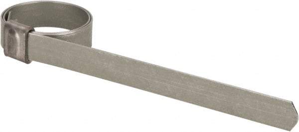 IDEAL TRIDON - 13/16" ID Galvanized Steel Preformed J-Type Clamp - 3/8" Wide, 0.025" Thick - Makers Industrial Supply