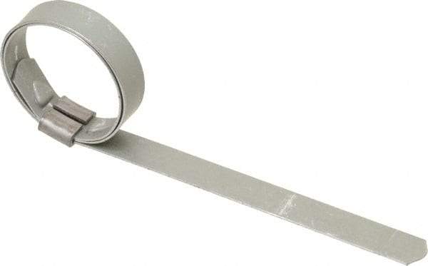 IDEAL TRIDON - 1" ID Galvanized Steel Preformed J-Type Clamp - 3/8" Wide, 0.025" Thick - Makers Industrial Supply