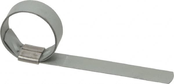 IDEAL TRIDON - 1-1/4" ID Galvanized Steel Preformed Center Punch Clamp - 5/8" Wide, 0.025" Thick - Makers Industrial Supply