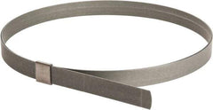 IDEAL TRIDON - 7" ID, Galvanized Steel Preformed Center Punch Type Clamp - 5/8" Wide x 0.03" Thick - Makers Industrial Supply