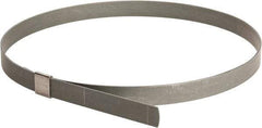 IDEAL TRIDON - 8" ID, Galvanized Steel Preformed Center Punch Type Clamp - 5/8" Wide x 0.03" Thick - Makers Industrial Supply