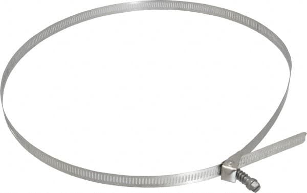 IDEAL TRIDON - SAE Size 188, 2-1/16 to 12-5/16" Diam, Stainless Steel Quick Release Worm Drive Clamp - 1/2" Wide, Material Grade 301, Series 550 - Makers Industrial Supply