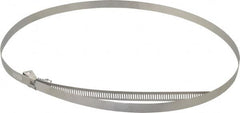 IDEAL TRIDON - SAE Size 216, 10-3/16 to 14" Diam, Stainless Steel Quick Release Worm Drive Clamp - 1/2" Wide, Material Grade 301, Series 550 - Makers Industrial Supply