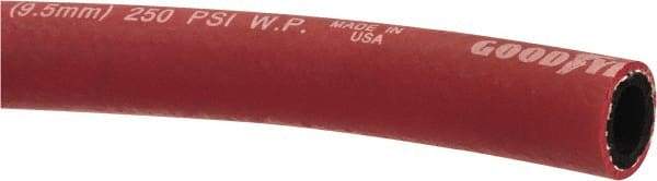 Continental ContiTech - 3/8" ID x 0.65" OD CTL Push-on Air Hose - 250 Working psi, -20 to 190°F, Red - Makers Industrial Supply