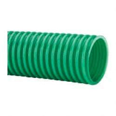 Continental ContiTech - 2" ID, 5 Hg Vac Rating, PVC Vacuum & Duct Hose - 100' Long, Metallic Green, 3" Bend Radius, 15 to 150°F - Makers Industrial Supply