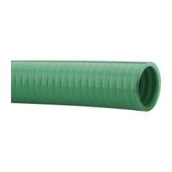 Continental ContiTech - 15 to 150°F, 1-1/4" Inside x 1.53" Outside Diam, PVC Liquid Suction & Discharge Hose - Green, 100' Long, 99 psi Working Pressure - Makers Industrial Supply