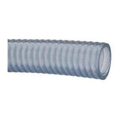 Continental ContiTech - 1" Inside x 1.24" Outside Diam, Food & Beverage Hose - 5" Bend Radius, Clear, 100' Long, 29 Vacuum Rating - Makers Industrial Supply