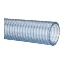 Continental ContiTech - 1-1/2" Inside x 1.78" Outside Diam, Food & Beverage Hose - 6" Bend Radius, Clear, 100' Long, 29 Vacuum Rating - Makers Industrial Supply