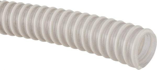 Continental ContiTech - 1" Inside x 1.29" Outside Diam, Food & Beverage Hose - 2" Bend Radius, Clear, 100' Long, 29 Vacuum Rating - Makers Industrial Supply