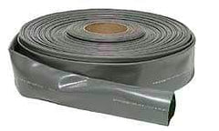 Continental ContiTech - 6" ID x 6.38 OD, 35 Working psi, Gray Hose, Lays Flat - Cut to Length, -10 to 150°F - Makers Industrial Supply