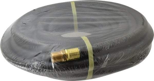 Continental ContiTech - 1/2" ID x 0.844" OD 25' Long Oil Resistant Air Hose - MNPT x MNPT Ends, 300 Working psi, -20 to 190°F, 1/2" Fitting, Black - Makers Industrial Supply