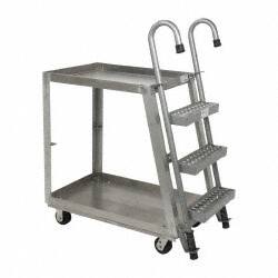 Vestil - 660 Lb Capacity, 21-5/8" Wide x 39" Long x 50" High Order Picking Cart - Makers Industrial Supply