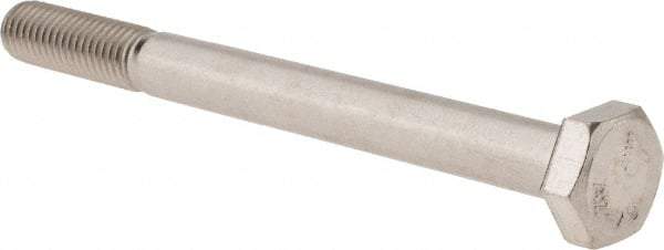 Value Collection - M10x1.50mm Metric Coarse, 110mm Length Under Head Hex Head Cap Screw - Partially Threaded, Grade 18-8 & Austenitic A2 Stainless Steel, 17mm Hex - Makers Industrial Supply