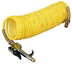 Coilhose Pneumatics - 1/4" ID Thumb Lever Blow Gun - 25' Long Hose - Makers Industrial Supply