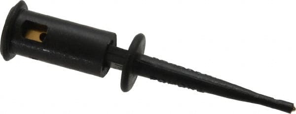 Pomona - Black Electrical Test Equipment Clip - Use with SMD Grabbers - Makers Industrial Supply