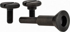 Value Collection - 1/4 & 3/8" Hole, Screw Lock Wheel Mandrel - 2" OAL, 1/4" Max Wheel Width, 1/4" Shank Diam - Makers Industrial Supply