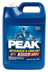 Peak - 1 Gal Antifreeze & Coolant - Ethylene Glycol & Conventional Inhibitors Composition - Makers Industrial Supply