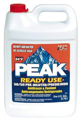 Peak - 1 Gal Conventional Premixed Antifreeze & Coolant - Ethylene Glycol & De-Ionized Water Composition - Makers Industrial Supply