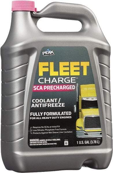 Peak - 1 Gal Heavy Duty Antifreeze & Coolant - Ethylene Glycol with SCA & Inhibitors Composition - Makers Industrial Supply