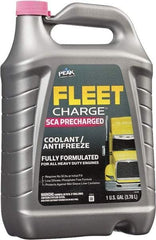 Peak - 1 Gal Heavy Duty Antifreeze & Coolant - Ethylene Glycol with SCA & Inhibitors Composition - Makers Industrial Supply