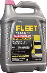 Peak - 1 Gal Heavy Duty Premixed Antifreeze & Coolant - Ethylene Glycol with SCA, Inhibitors, & De-Ionized Water Composition - Makers Industrial Supply