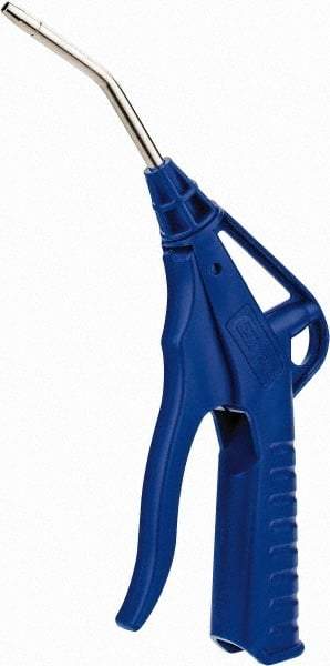 CEJN - 232 Max psi Bent Fixed Tube Pistol Grip Blow Gun - 1/4 NPT, 4" Tube Length, Polyacetate - Makers Industrial Supply