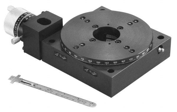 Parker - Rotary Positioning Stages Style: Worm Gear Drive Heavy Load Stage Thread Size: 1/4-20 - Makers Industrial Supply