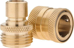 Coilhose Pneumatics - Garden Hose Coupler & Connector Set - Brass - Makers Industrial Supply