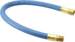 Coilhose Pneumatics - 3/8" ID 1-1/2' Long Lead-In Whip Hose - FNPT x MNPT Swivel Ends, 200 Working psi, -40 to 212°F, 3/8" Fitting, - Makers Industrial Supply