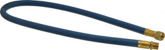 Coilhose Pneumatics - 3/8" ID 3' Long Lead-In Whip Hose - FNPT x MNPT Swivel Ends, 200 Working psi, -40 to 212°F, 3/8" Fitting, - Makers Industrial Supply